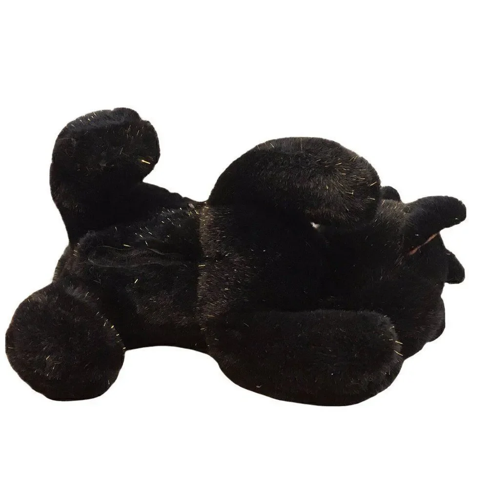 Vampire Black Cat Halloween Animated Plush Creepy Screechy Cat Noises